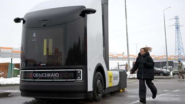 Расійскі беспілотны грузавы аўтамабіль, архіўнае фота - Sputnik Беларусь