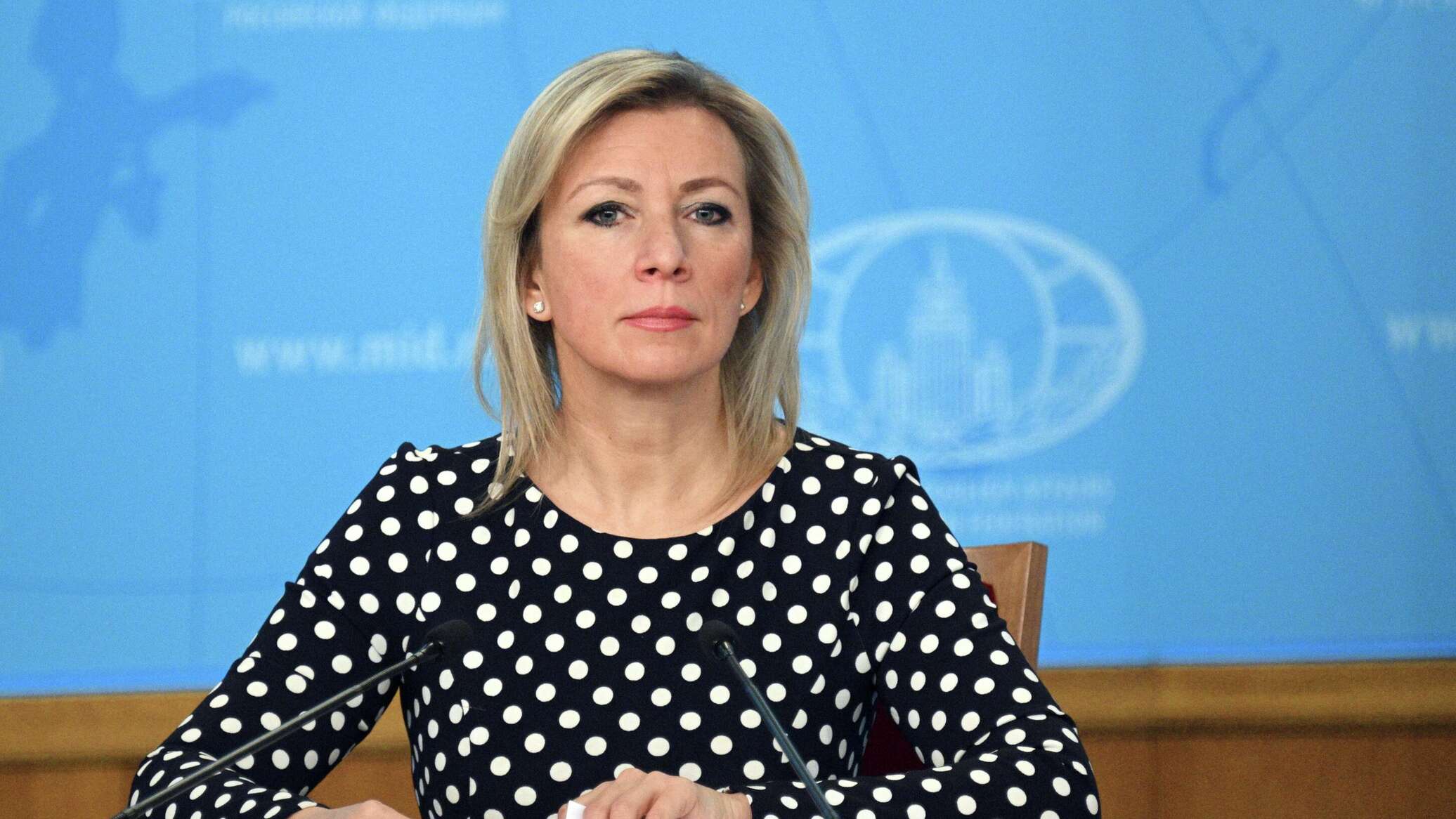 Брифинг Марии Захаровой в режиме телеконференции – трансляция