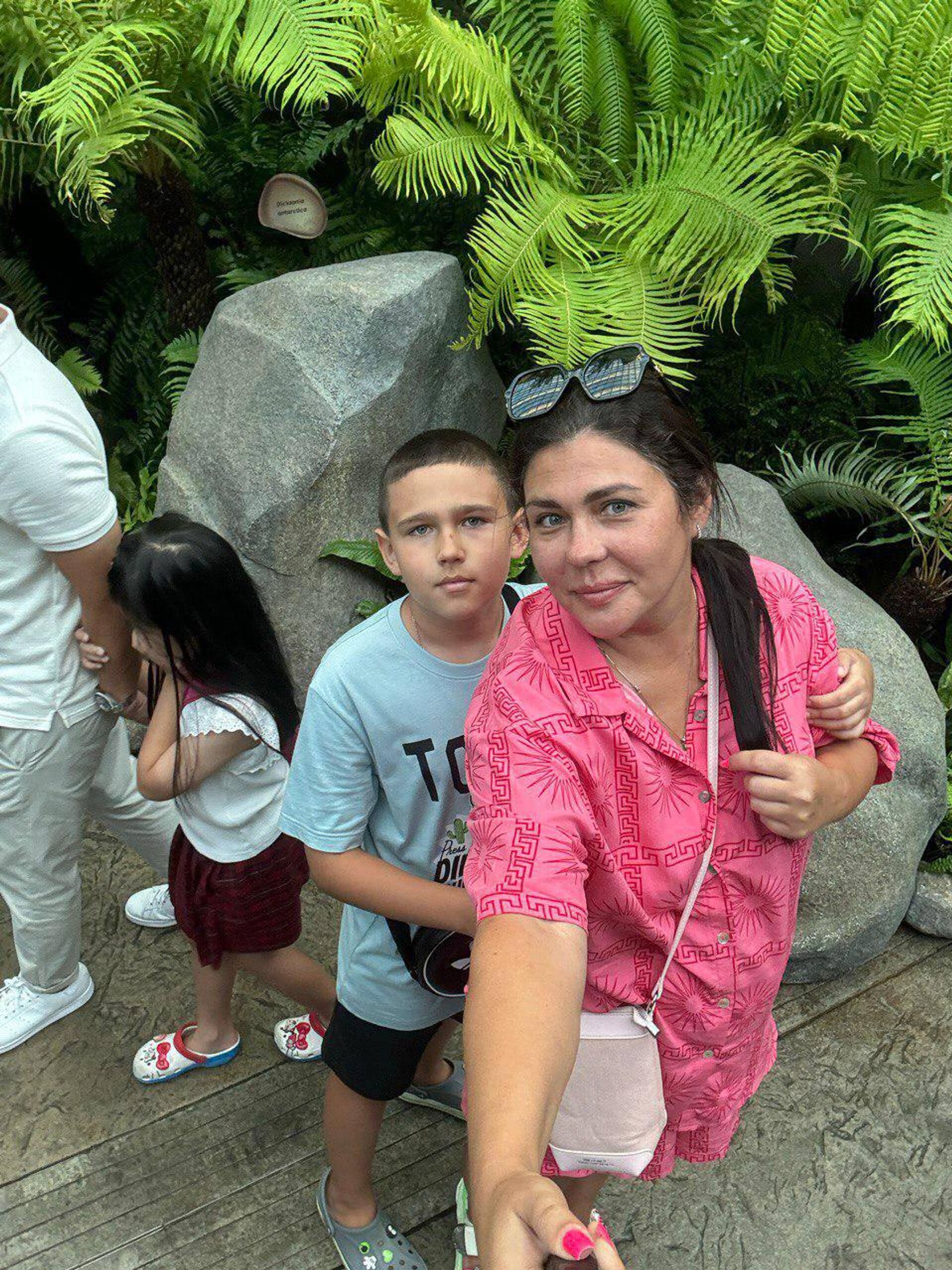 Юлия Максимова с сыном