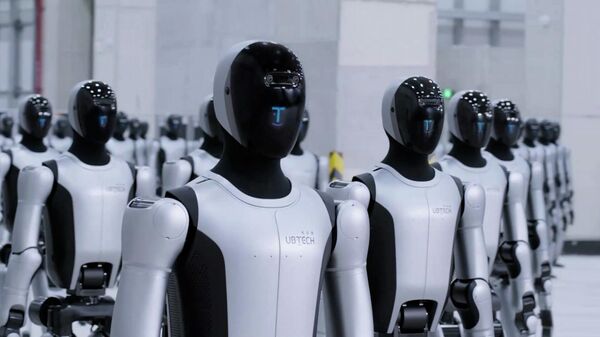 Армия человекоподобных роботов будет собирать китайские автомобили (видео) - Sputnik Беларусь