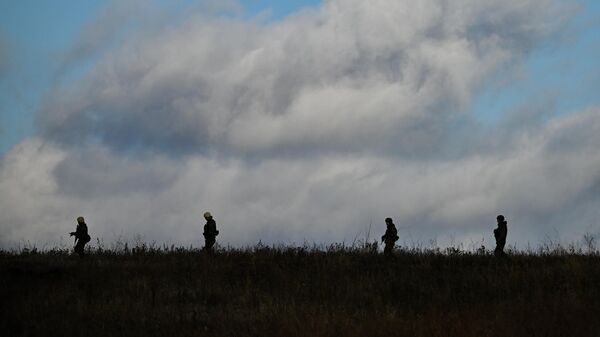 Боевое слаживание военных разведчиков группировки войск Запад - Sputnik Беларусь