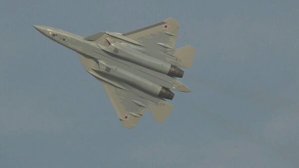 Паказальныя выступленні Су-57 і Аллигатора ў Дубаі – відэа - Sputnik Беларусь