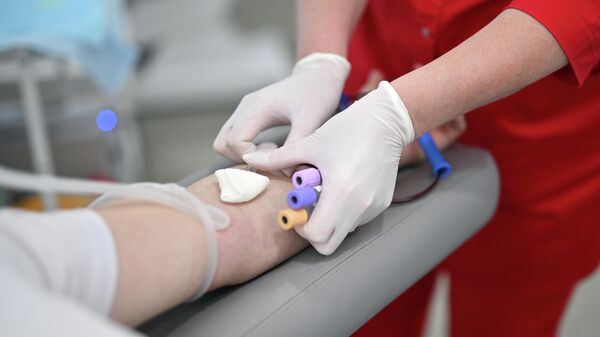 Сдача донорской крови, архивное фото - Sputnik Беларусь