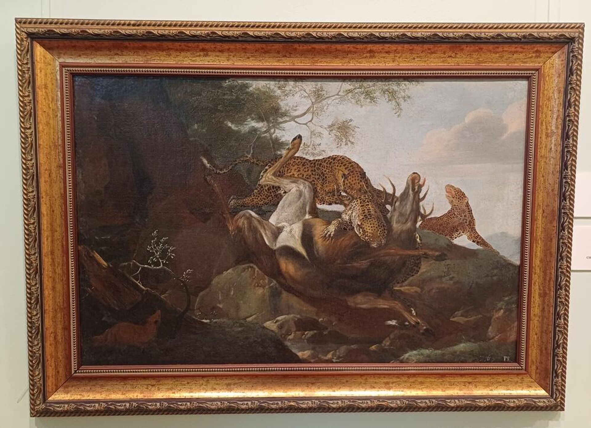 Карл Андреас Рутхард Гепарды, терзающие оленя - Sputnik Беларусь, 1920, 19.11.2025