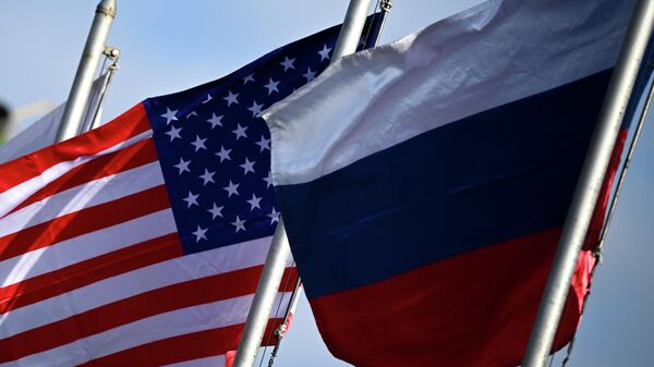Флаги России и США - Sputnik Беларусь