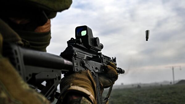 1-я разведывательно-штурмовая бригада Волки Южной группировки войск - Sputnik Беларусь