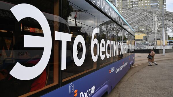 Беспилотный трамвай в Москве - Sputnik Беларусь