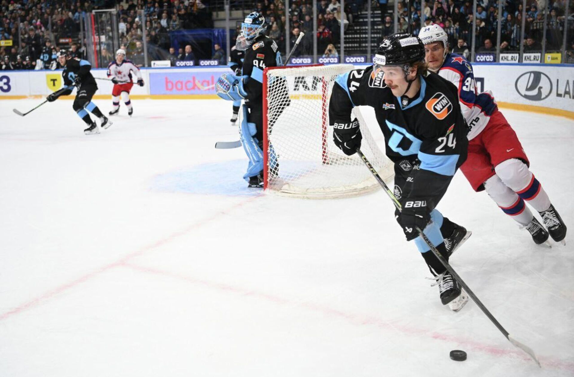 Матч между минским Динамо и ЦСКА