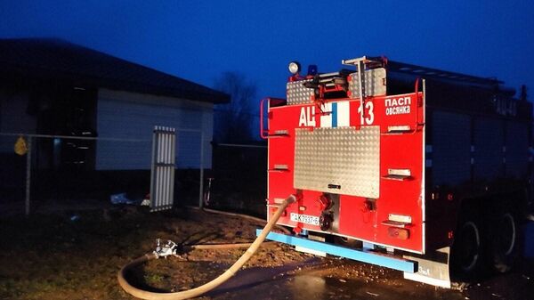 На месте пожара - Sputnik Беларусь