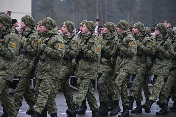 В Полоцком погранотряде новобранцы приняли военную присягу  - Sputnik Беларусь