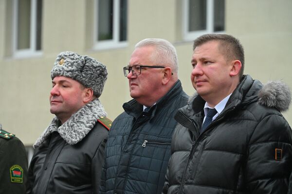 В Полоцком погранотряде новобранцы приняли военную присягу  - Sputnik Беларусь