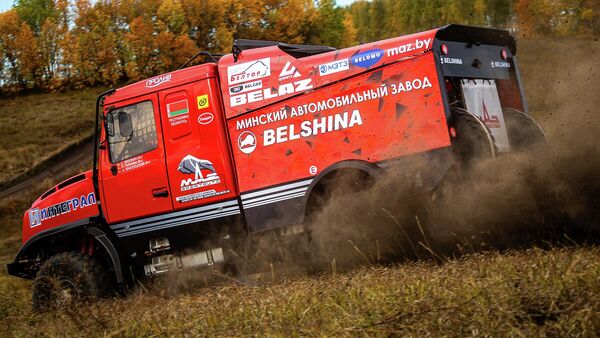 Машина белорусской команды МАЗ-СПОРТавто Машина белорусской команды МАЗ-СПОРТавто - Sputnik Беларусь