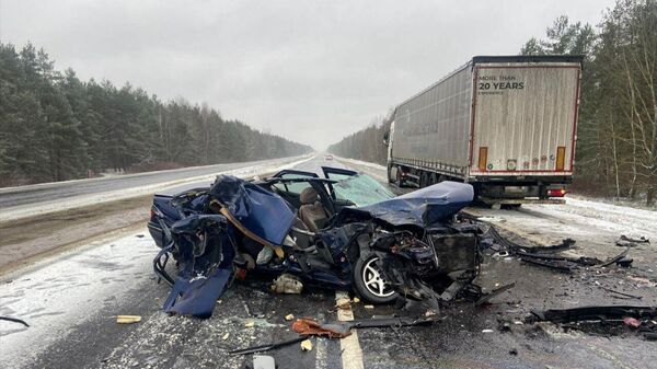 На месте ДТП - Sputnik Беларусь