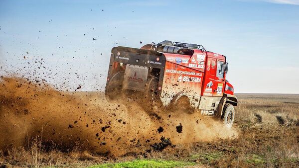 Грузавік МАЗ-СПОРТаўто падчас бахі Великая степь - Sputnik Беларусь