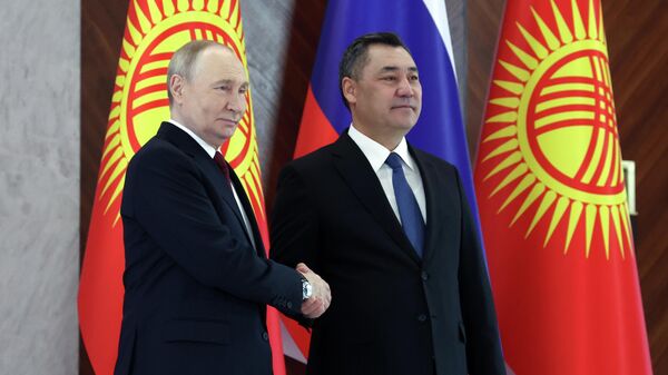 Дзяржаўны візіт прэзідэнта Расіі Уладзіміра Пуціна ў Кыргызстан - Sputnik Беларусь