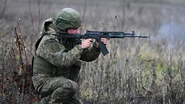 Боевое слаживание штурмовиков  - Sputnik Беларусь