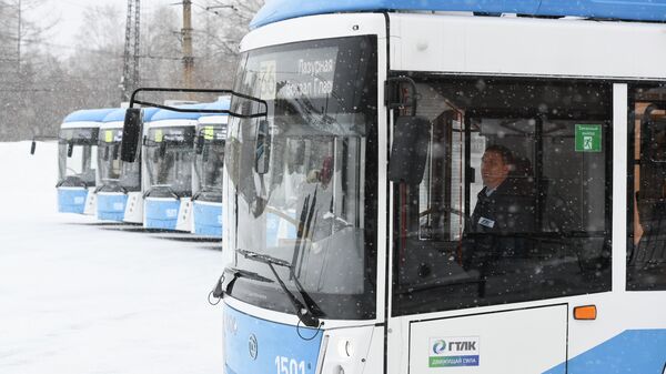 Новые троллейбусы Горожанин с автономным ходом - Sputnik Беларусь