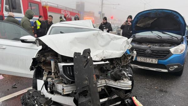 На месте ДТП - Sputnik Беларусь