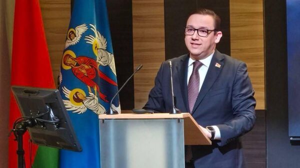 Першы намеснік кіраўніка Адміністрацыі прэзідэнта Беларусі Уладзімір Пярцоў - Sputnik Беларусь