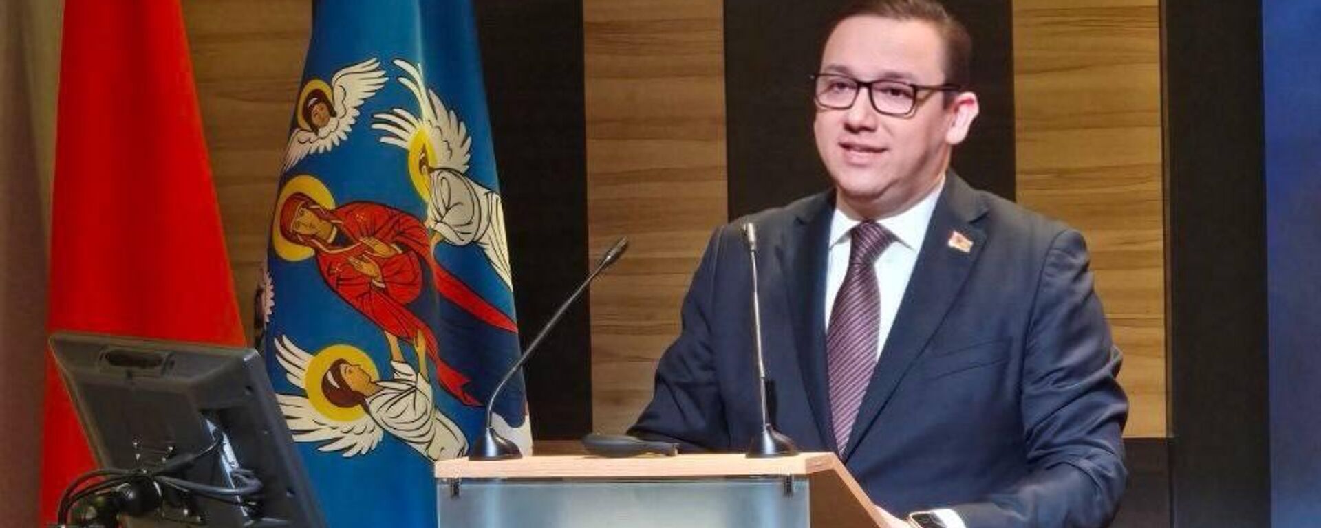 Першы намеснік кіраўніка Адміністрацыі прэзідэнта Беларусі Уладзімір Пярцоў - Sputnik Беларусь, 1920, 27.11.2025