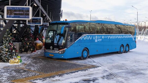 Междугородний автобус в Москве  - Sputnik Беларусь