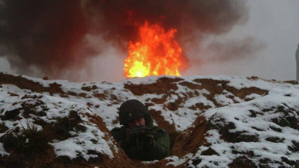 Комплексные занятия с новобранцами - Sputnik Беларусь