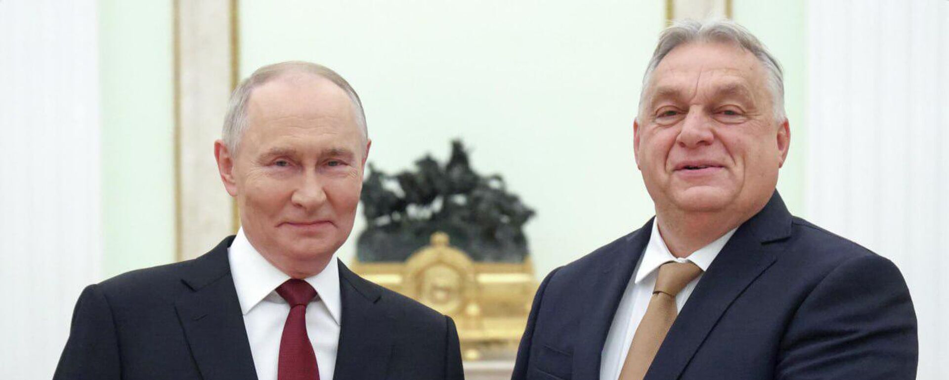 Сустрэча Уладзіміра Пуціна з Віктарам Орбанам – трансляцыя - Sputnik Беларусь, 1920, 28.11.2025