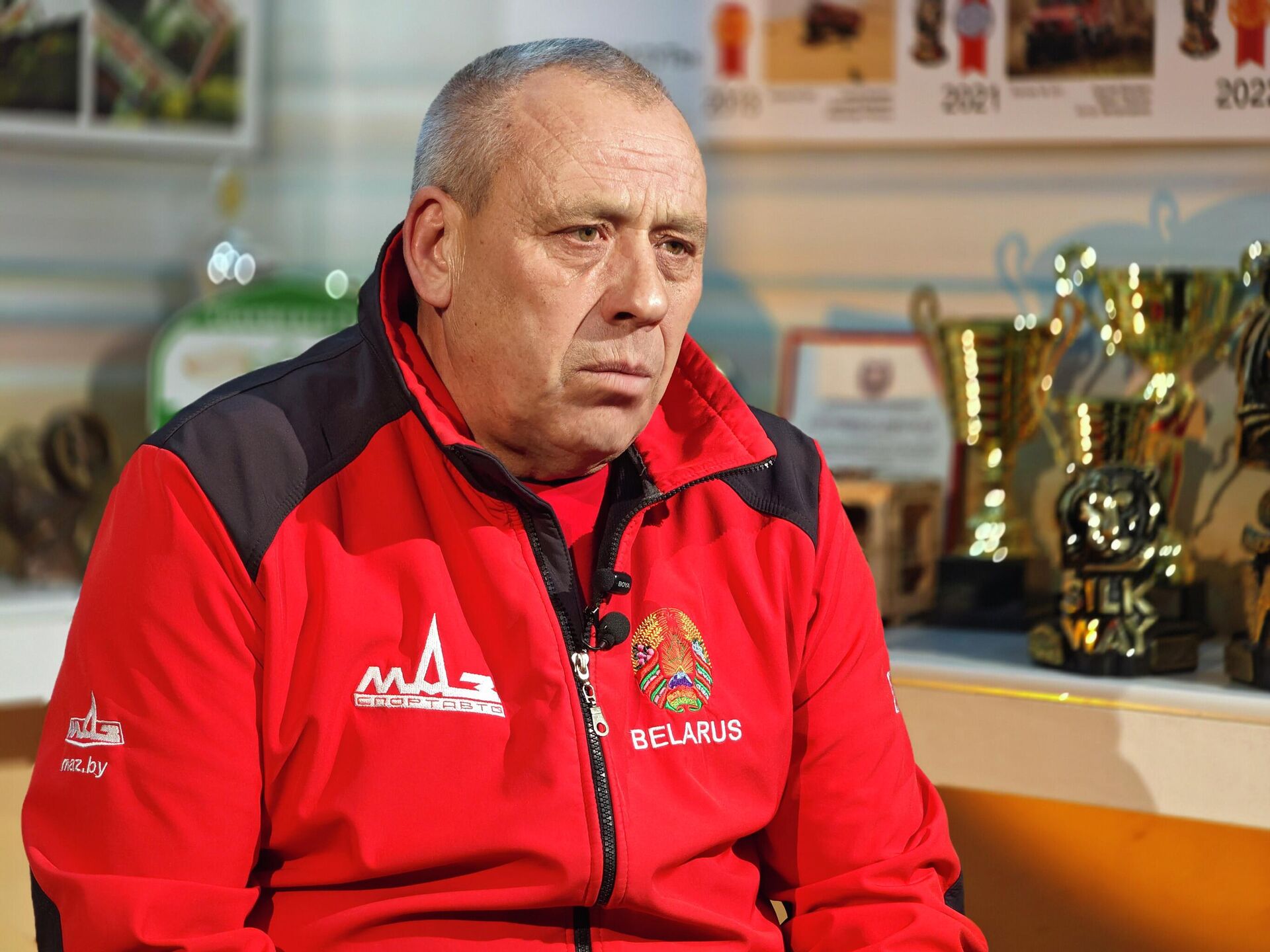 Один из первых пилотов команды МАЗ-СПОРТавто Александр Василевский