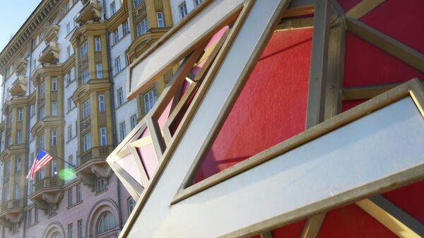 Флаг США в Москве - Sputnik Беларусь