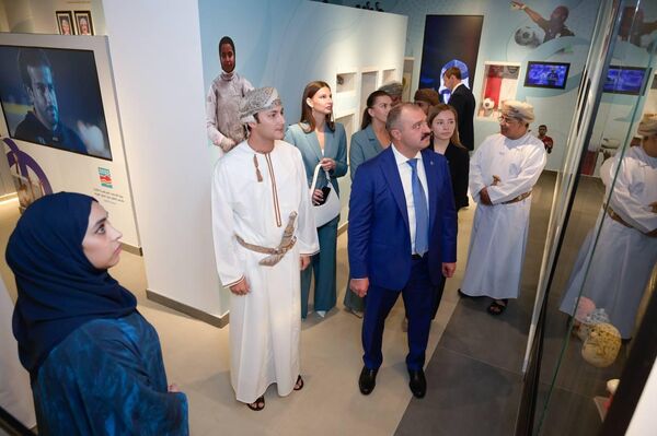 Встреча главы НОК Беларуси Виктора Лукашенко с оманским коллегой Аззаном Аль Саидом - Sputnik Беларусь