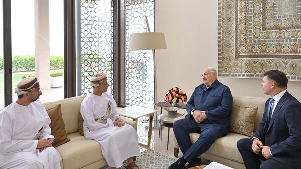 Переговоры президента Беларуси Александра Лукашенко с президентом Оманского инвестиционного агентства Абдулсаламом аль-Муршиди состоялись в Омане - Sputnik Беларусь