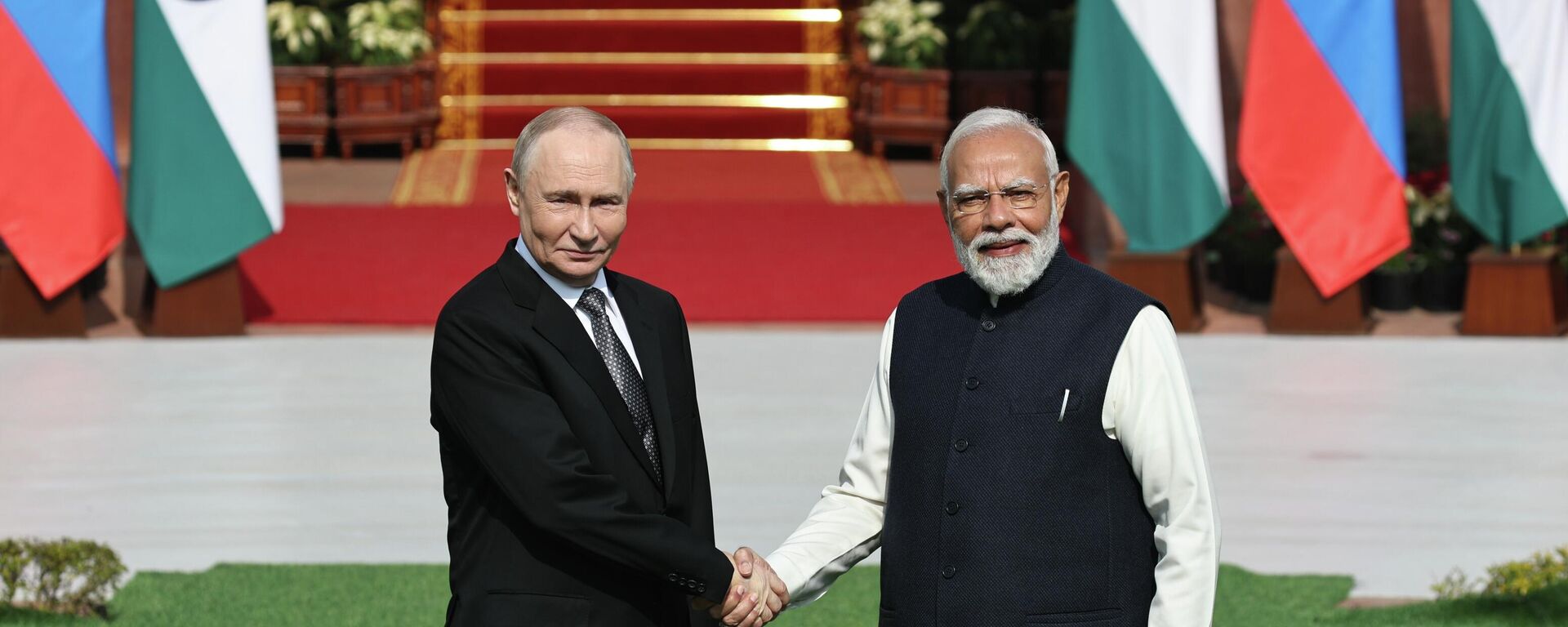 Дзяржаўны візіт прэзідэнта РФ Уладзіміра Пуціна ў Індыю - Sputnik Беларусь, 1920, 05.12.2025