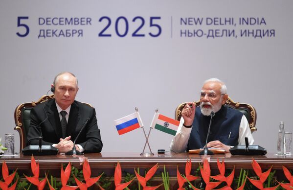 Государственный визит президента РФ Владимира Путина в Индию - Sputnik Беларусь