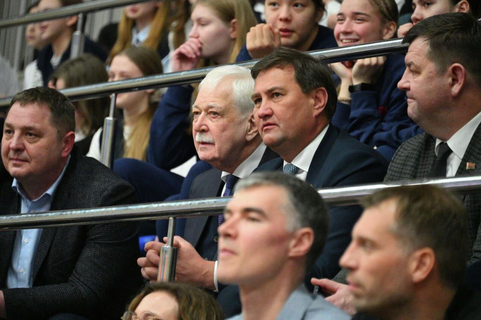 Борис Грызлов и Максим Рыженков на трибунах - Sputnik Беларусь, 1920, 05.12.2025