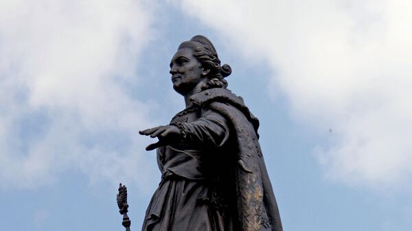 Помнік расійскай імператрыцы Кацярыне II - Sputnik Беларусь