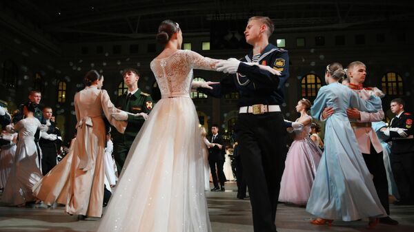 Х юбилейный международный Кремлевский благотворительный кадетский бал в Москве, Россия - Sputnik Беларусь