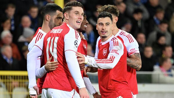 Игроки ФК Арсенал - Sputnik Беларусь