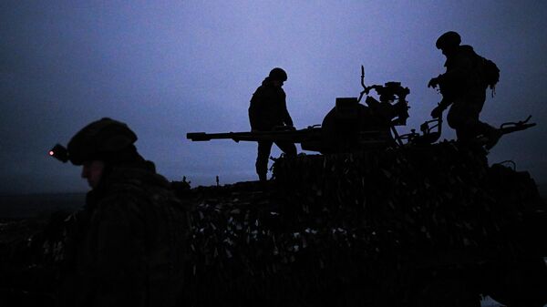 Пункт воздушного наблюдения 169-й мотострелковой бригады на Краснолиманском направлении - Sputnik Беларусь