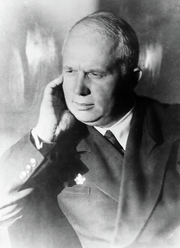 Первый секретарь ЦК КПСС, председатель Совета Министров СССР Никита Сергеевич Хрущев (1894-1971).