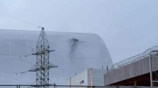 Укрытие над Чернобыльской АЭС - Sputnik Беларусь