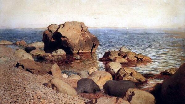 Берег моря. Камень, Исаак Левитан - Sputnik Беларусь