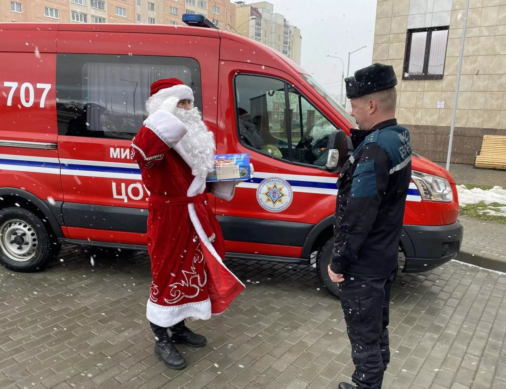 Как проходят новогодние дежурства МЧС Беларуси