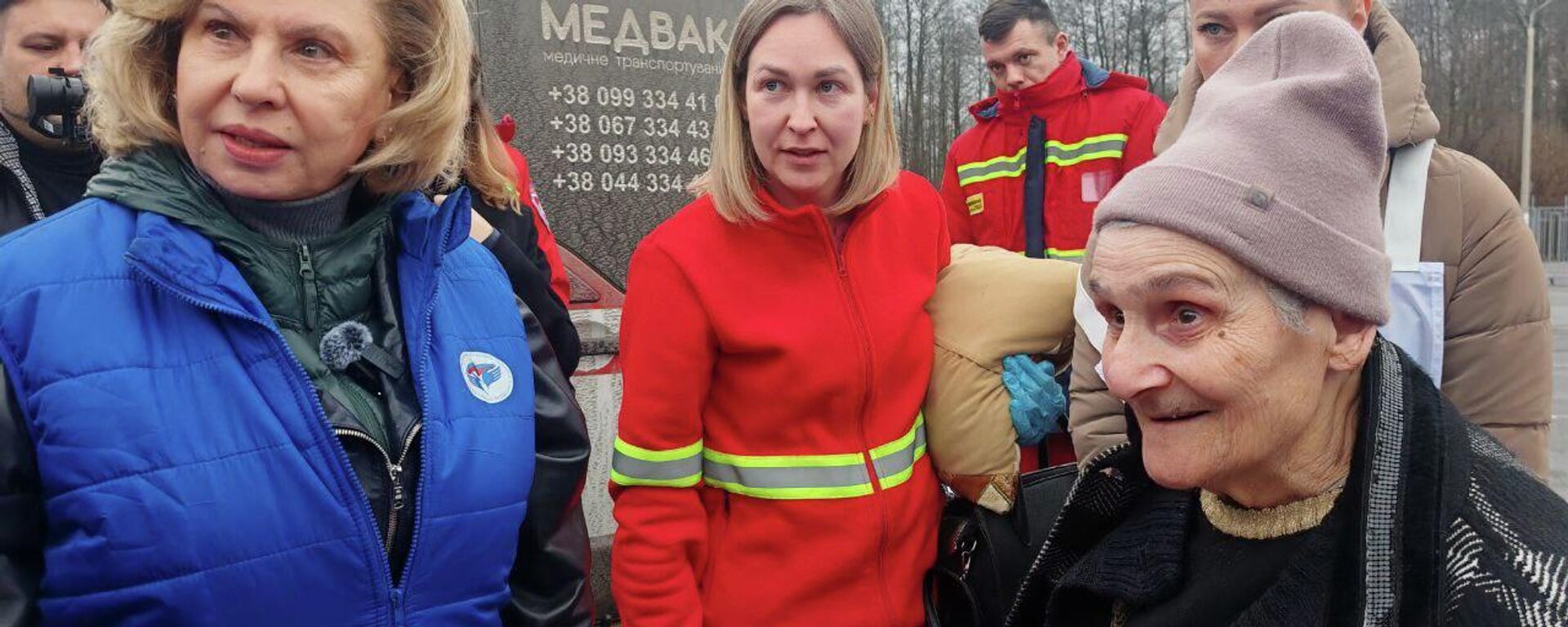 Уз’яднанне 11 расійскіх сямей прайшло на мяжы Беларусі і Украіны – відэа - Sputnik Беларусь, 1920, 16.12.2025