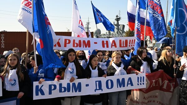 Гадавіна ўз'яднання Крыма з Расіяй - Sputnik Беларусь