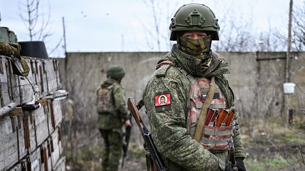 Пункт воздушного наблюдения отряда Барс-16  на Северском направлении СВО - Sputnik Беларусь