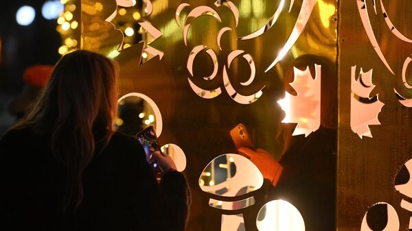 Праздничная иллюминация в Минске - Sputnik Беларусь