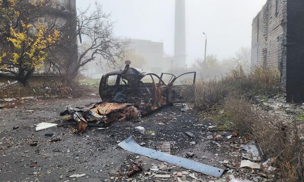 Освобожденный российскими военными Красноармейск в ДНР - Sputnik Беларусь