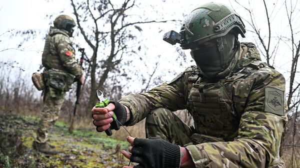 Работа связистов 25-й армии на Краснолиманском направлении СВО - Sputnik Беларусь