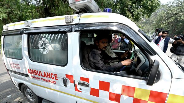 Скорая помощь в Индии, архивное фото - Sputnik Беларусь