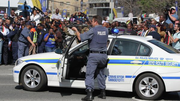 Машина полиции в ЮАР - Sputnik Беларусь